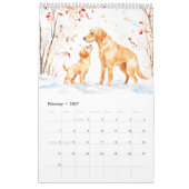 Labrador Retriever Calendrier parent et chiot (Feb 2027)