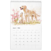 Labrador Retriever Calendrier parent et chiot (Mar 2026)