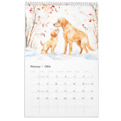 Labrador Retriever Calendrier parent et chiot (Feb 2026)