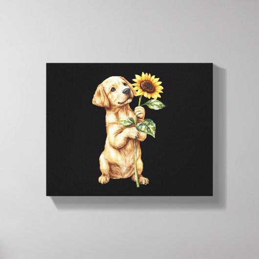 Labrador Retriever Canvas Afdruk (Voorkant)