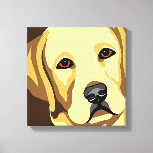 Labrador Retriever Canvas Kunst (Voorkant)