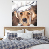 Labrador Retriever  Canvas Print (Insitu (Slaapkamer))