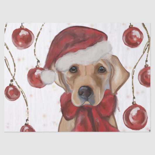 Labrador Retriever  Canvas Print Tissuepapier (Voorkant)