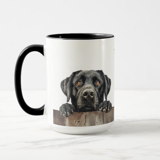 Labrador Retriever Chien Mug (Gauche)