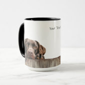 Labrador Retriever Chien Mug (Devant gauche)