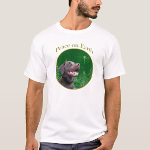 Labrador Retriever (choc) Peace T-shirt