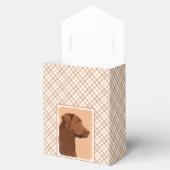 Labrador Retriever (Chocolade) schilderen - Dog Ar Bedankdoosjes (Geopend)