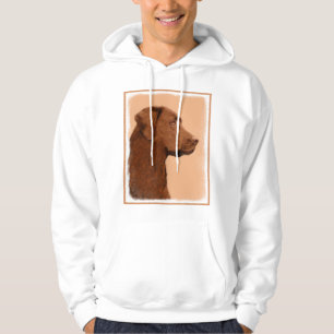 Labrador Retriever (chocolade) schilderen - Dog Ar Hoodie