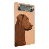 Labrador Retriever (Chocolade) schilderen - Dog Ar Mini Klembord (Schuin)