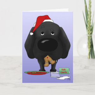 Labrador Retriever Christmas Feestdagen Kaart