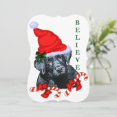 Labrador Retriever Christmas Feestdagenkaart (Staand voorkant)