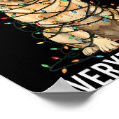 Labrador Retriever Christmas I'm Fine Everything I Poster (Hoek)