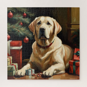 Labrador Retriever Christmas Legpuzzel