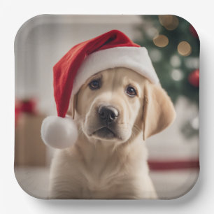 Labrador Retriever Christmas Papieren Bordje