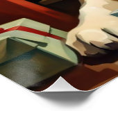 Labrador Retriever Christmas Perfect Poster (Hoek)