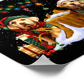 Labrador Retriever Christmas Tree Decorations Dog  Poster (Hoek)