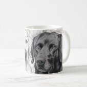 Labrador Retriever Coffee Mug (Devant droit)