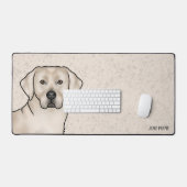 Labrador Retriever crème Chien Lab mignon Nom pers (Clavier et souris)