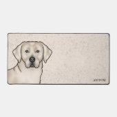 Labrador Retriever crème Chien Lab mignon Nom pers (Recto)