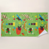 Labrador Retriever Dog Agility Strandlaken (Voorkant)