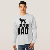 LABRADOR RETRIEVER DOG DAD T-shirts (Voorkant volledig)