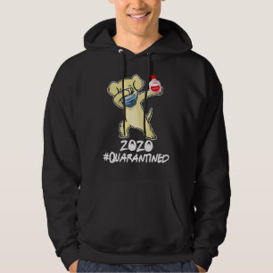 Labrador Retriever Dog Face Mask Dabbing Designs Hoodie