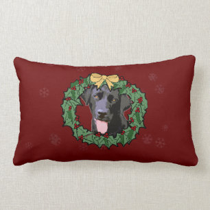Labrador Retriever Dog: Lab Dog voor Kerstmis 2 Kussen