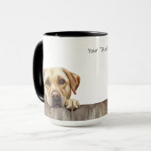Labrador Retriever Dog Mok (Voorkant links)