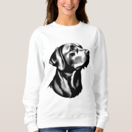 Labrador Retriever Dog Mom Illustration Sweatshirt