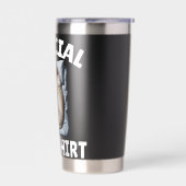 Labrador Retriever Dog Official Sleepshirt Napping Geïsoleerde Drinkbeker (Links)