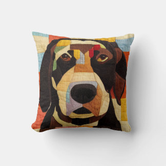 Labrador Retriever Dog Patchwork Quilt by kedoki Kussen
