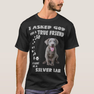 Labrador Retriever Dog Quote Moeder Papa Print, Sc T-shirt