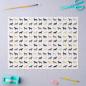 Labrador Retriever Dog Silhouettes Pattern Labs Tissuepapier (Craft)