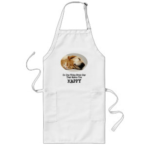 Labrador Retriever en Cat Apron Lang Schort