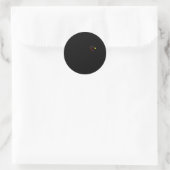Labrador Retriever Fetch Black Lab Play Ball Ronde Sticker (Tas)