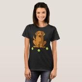 Labrador Retriever Fetch Labrador Retriever Play B T-shirt (Voorkant volledig)