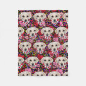 Labrador Retriever Fleece Deken (Voorkant)