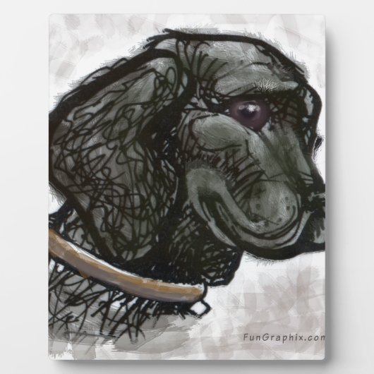 Labrador Retriever Fotoplaat (Voorkant)