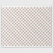 Labrador Retriever (geel) Santa Paws Cadeaupapier (Vlak)