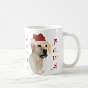 Labrador Retriever (geel) Santa Paws Koffiemok