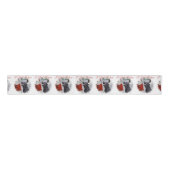 Labrador Retriever Gelooft Kerstmis Grosgrain Lint (Voorkant)