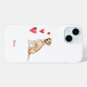 Labrador Retriever gepersonaliseerde hond Case-Mate iPhone Case (Achterkant (horizontaal))