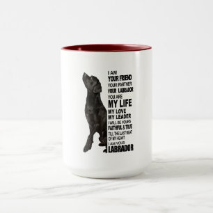 Labrador Retriever Gifts Black Lab Face Afbeelding Mok