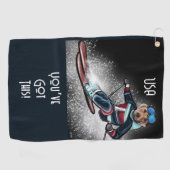 LABRADOR RETRIEVER GOLFHANDDOEK (Horizontaal)