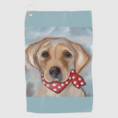 LABRADOR RETRIEVER GOLFHANDDOEK (Voorkant)