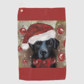 Labrador Retriever  Golfhanddoek (Voorkant)
