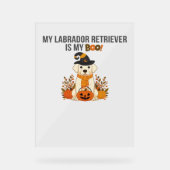 Labrador Retriever Halloween Chien drôle Éffrayant (Recto)