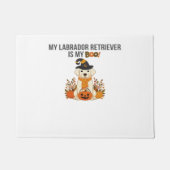 Labrador Retriever Halloween Dog Funny Spooky Boo Deurmat (Voorkant)