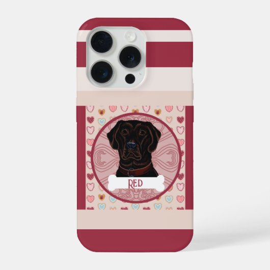 Labrador Retriever Heart iPhone 11 Pro Case  (Verso)
