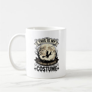 Labrador Retriever Heks Halloween Kostuum Shirt_1 Koffiemok